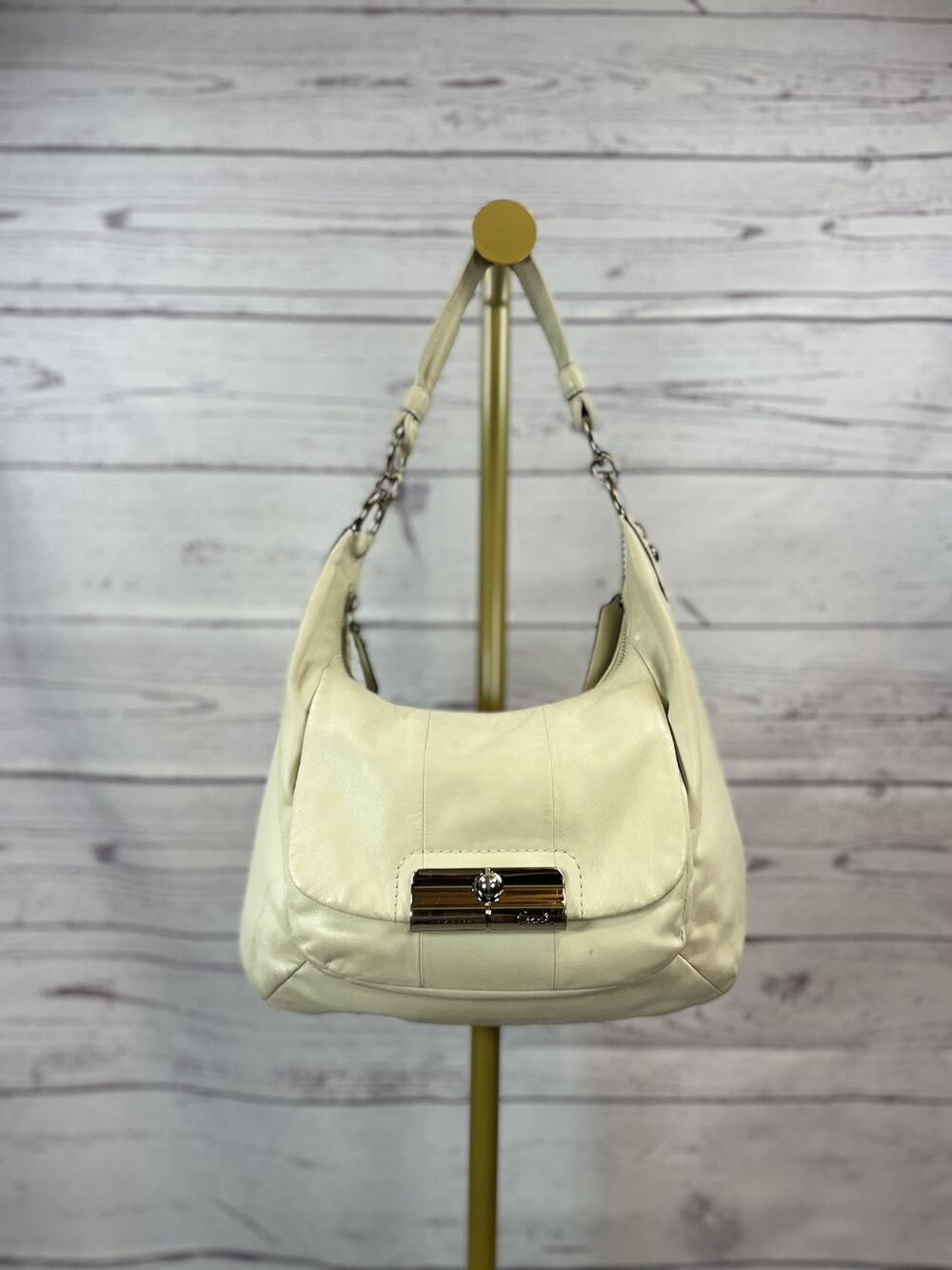 Coach Kristin 16808 Leather Hobo Bag Shoulder Handbag